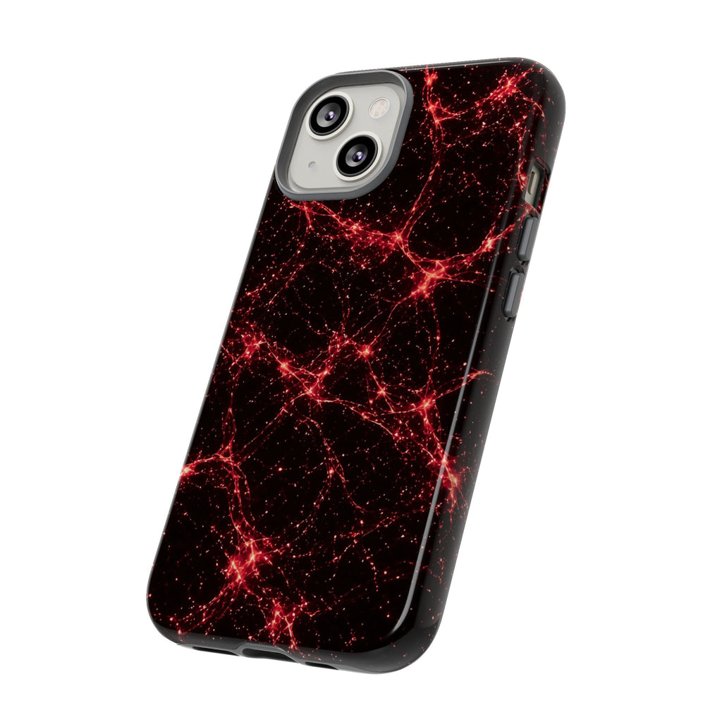 Neon Mycelium - Blood Moon Phone Case