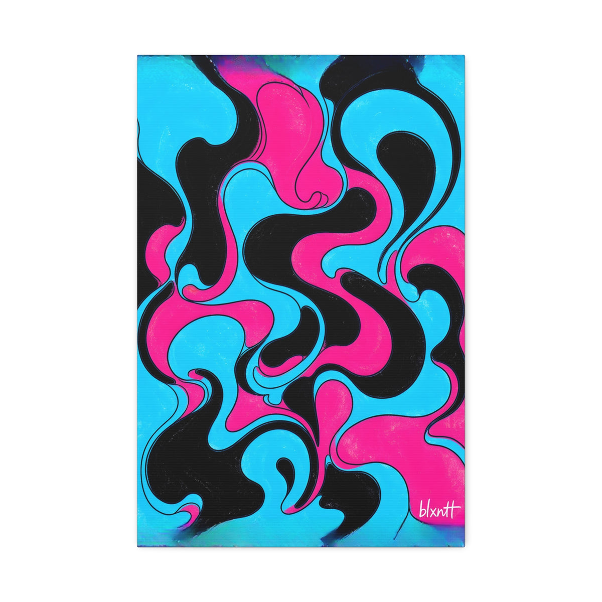 Fillmore Flow - Cyberpunk Glossy Canvas