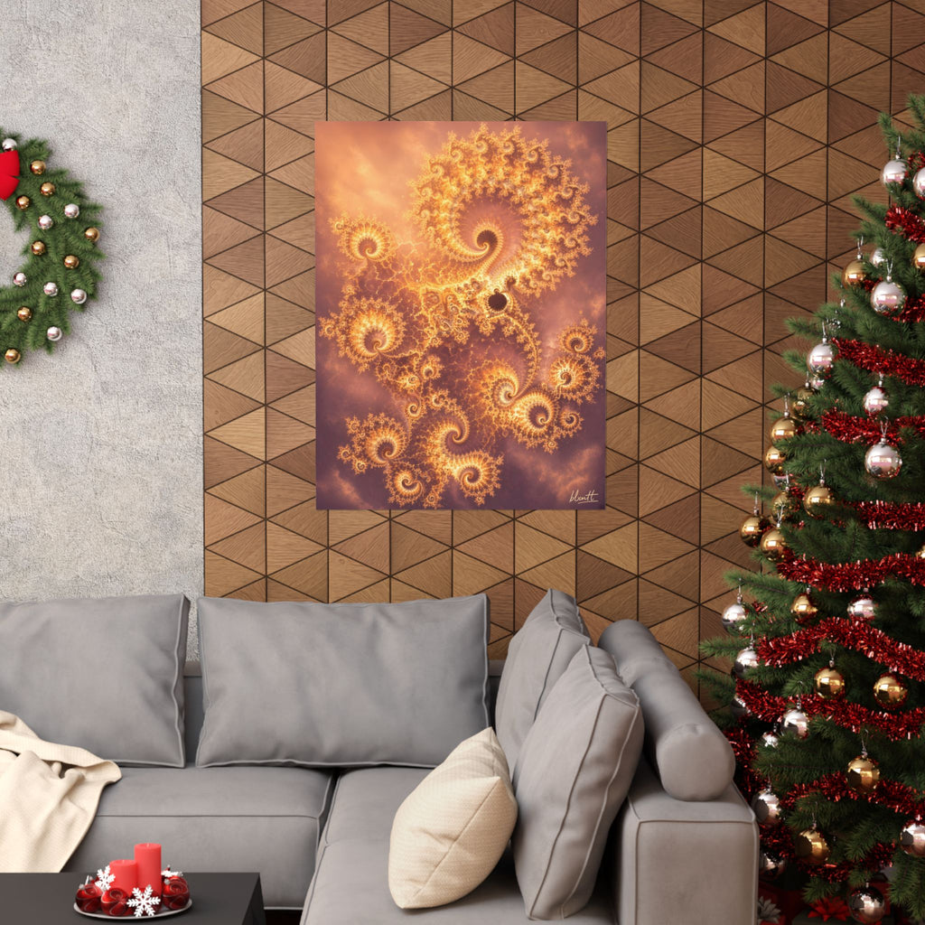 Copper Infinity - Golden Hour Poster