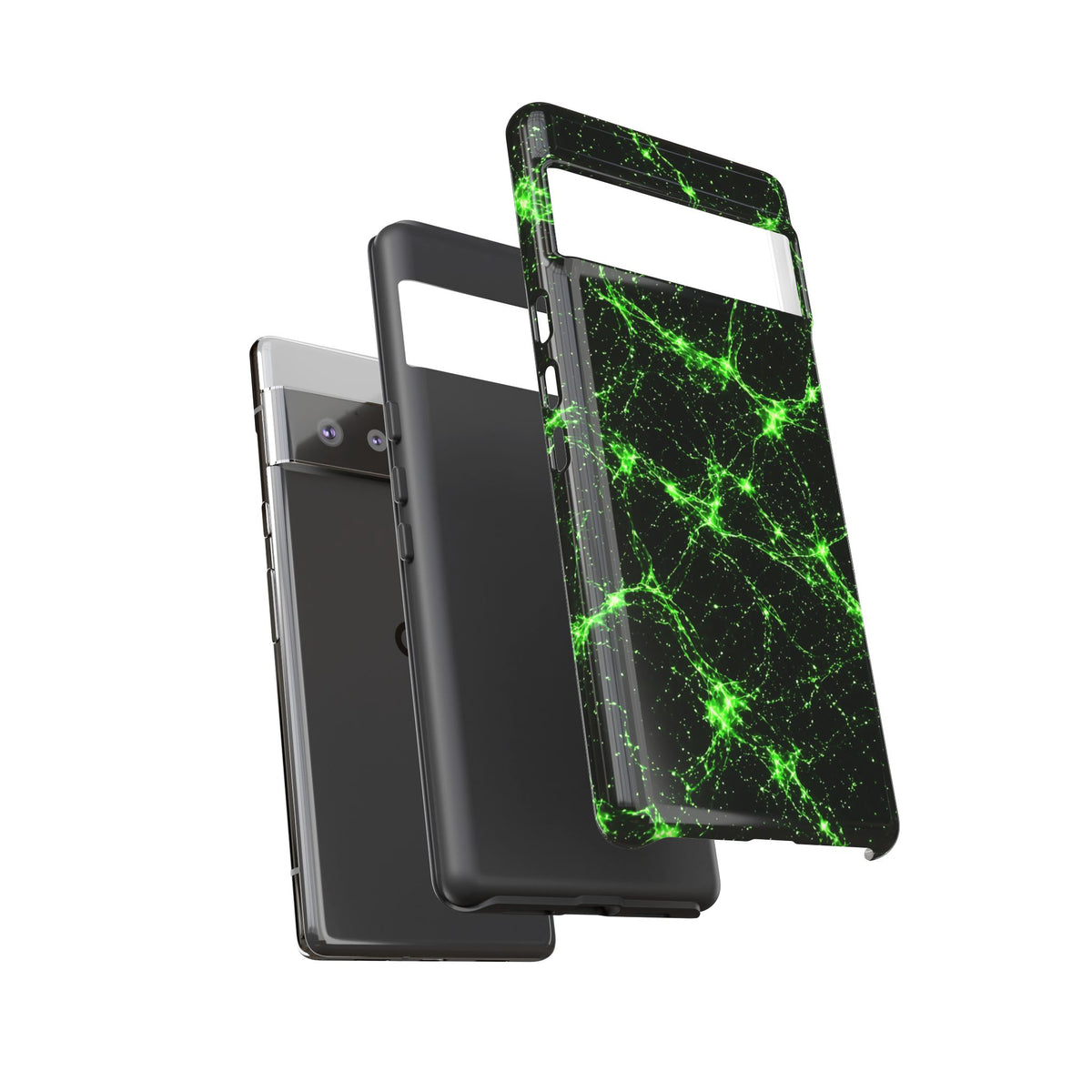 Neon Mycelium - Toxic Lime Phone Case