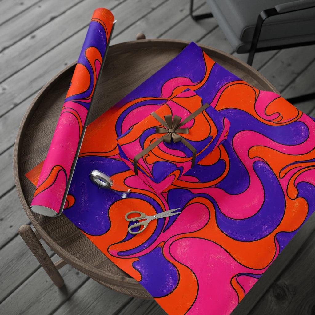 Fillmore Flow - Synthwave Wrapping Paper