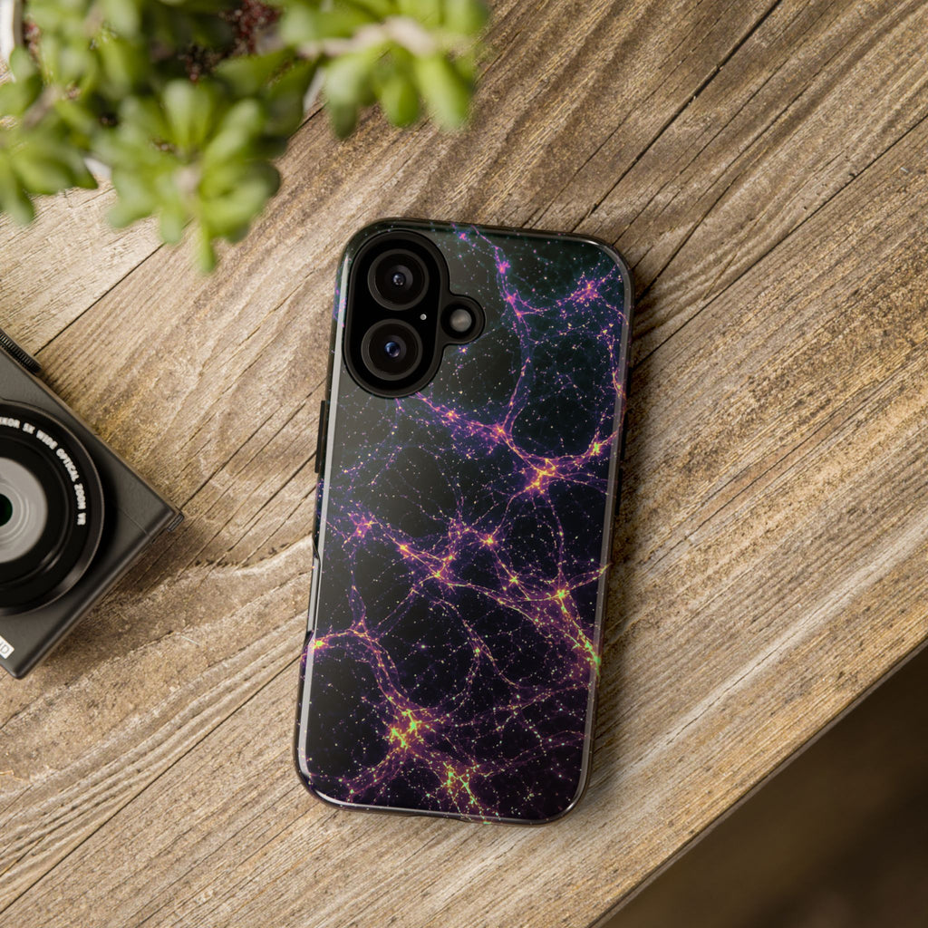 Neon Mycelium - Holographic Phone Case
