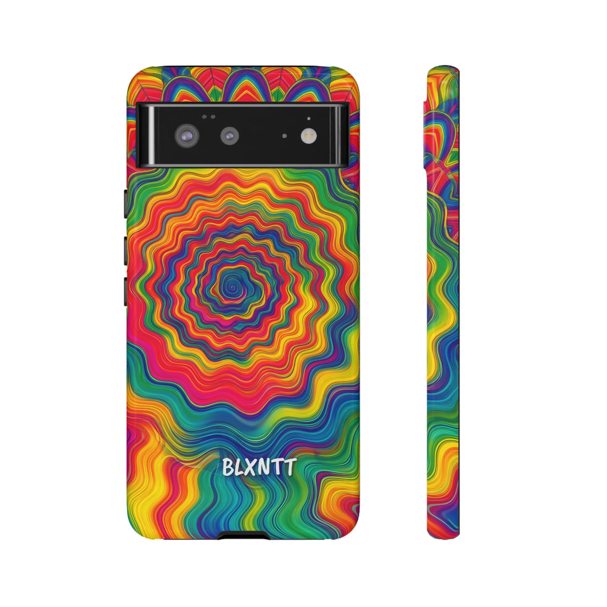 Hypnotic Rainbow Ripple Phone Case