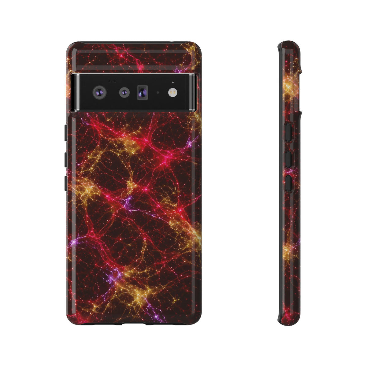 Neon Mycelium - Rainbow Nerve Phone Case