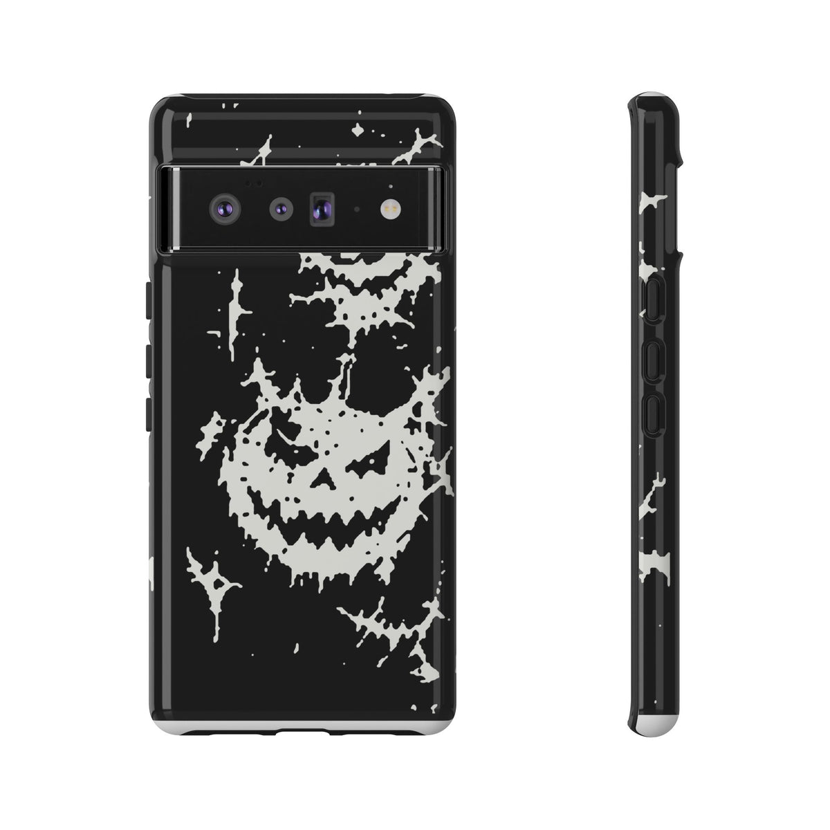 White Spiderweb Pumpkin Phone Case