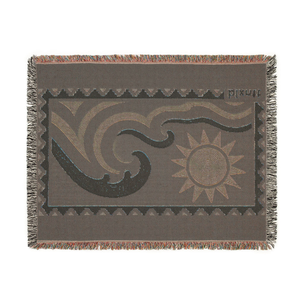 BLXNTT Blue Hippie Woven Blanket #1
