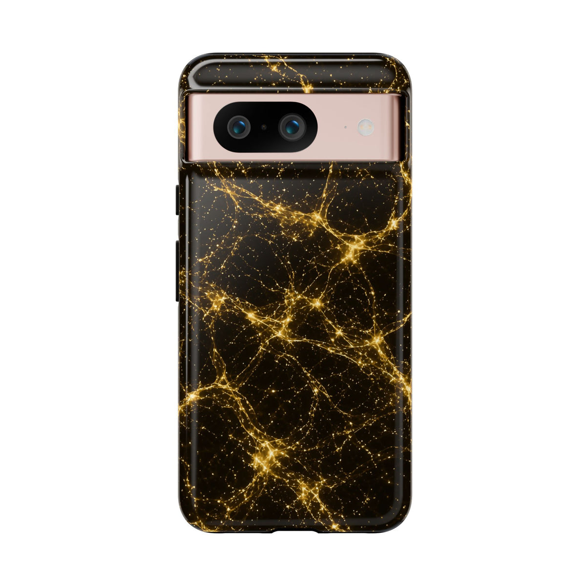 Neon Mycelium - Gold Filigree Phone Case