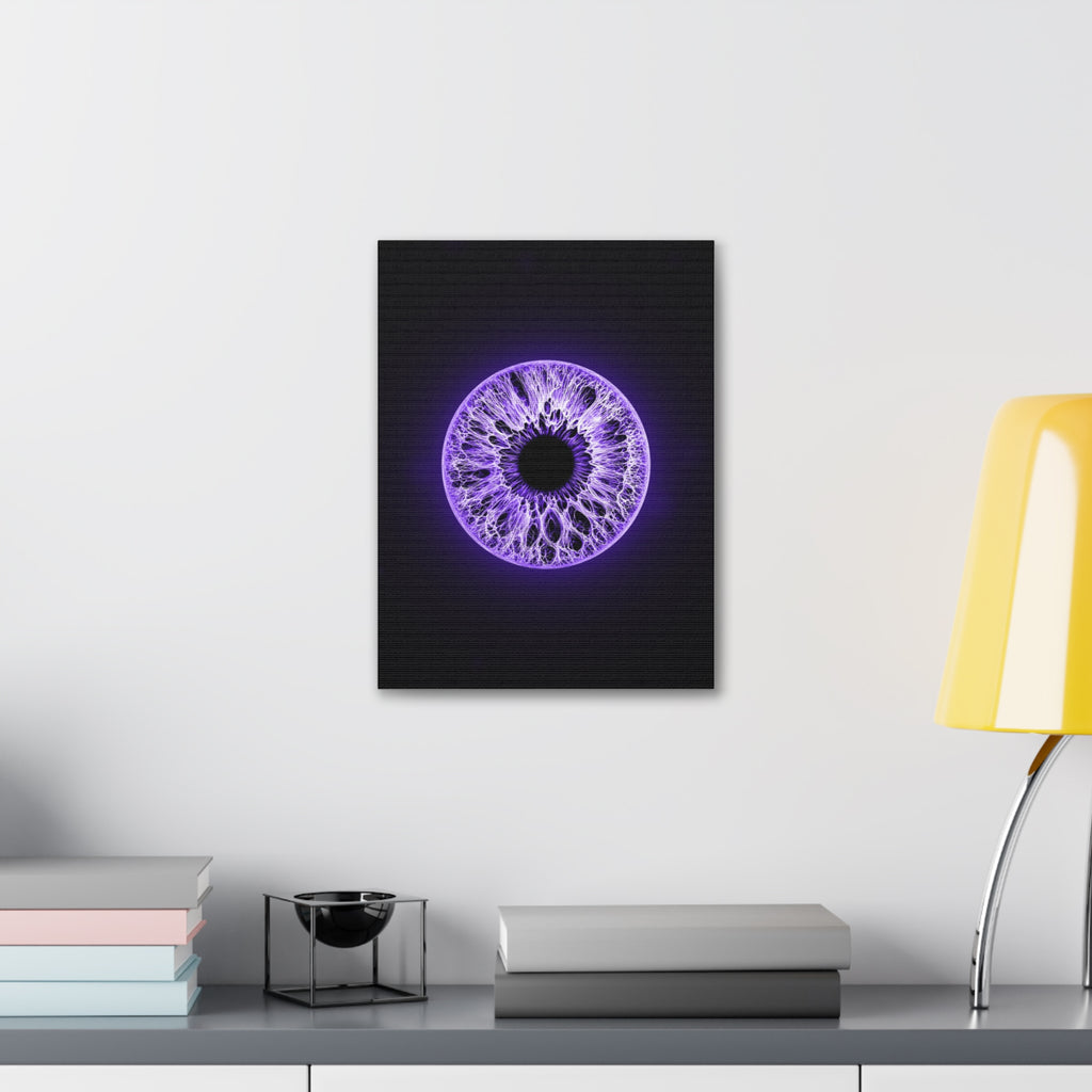 BLXNTT Iris – Lace Web Ultraviolet Glossy Canvas