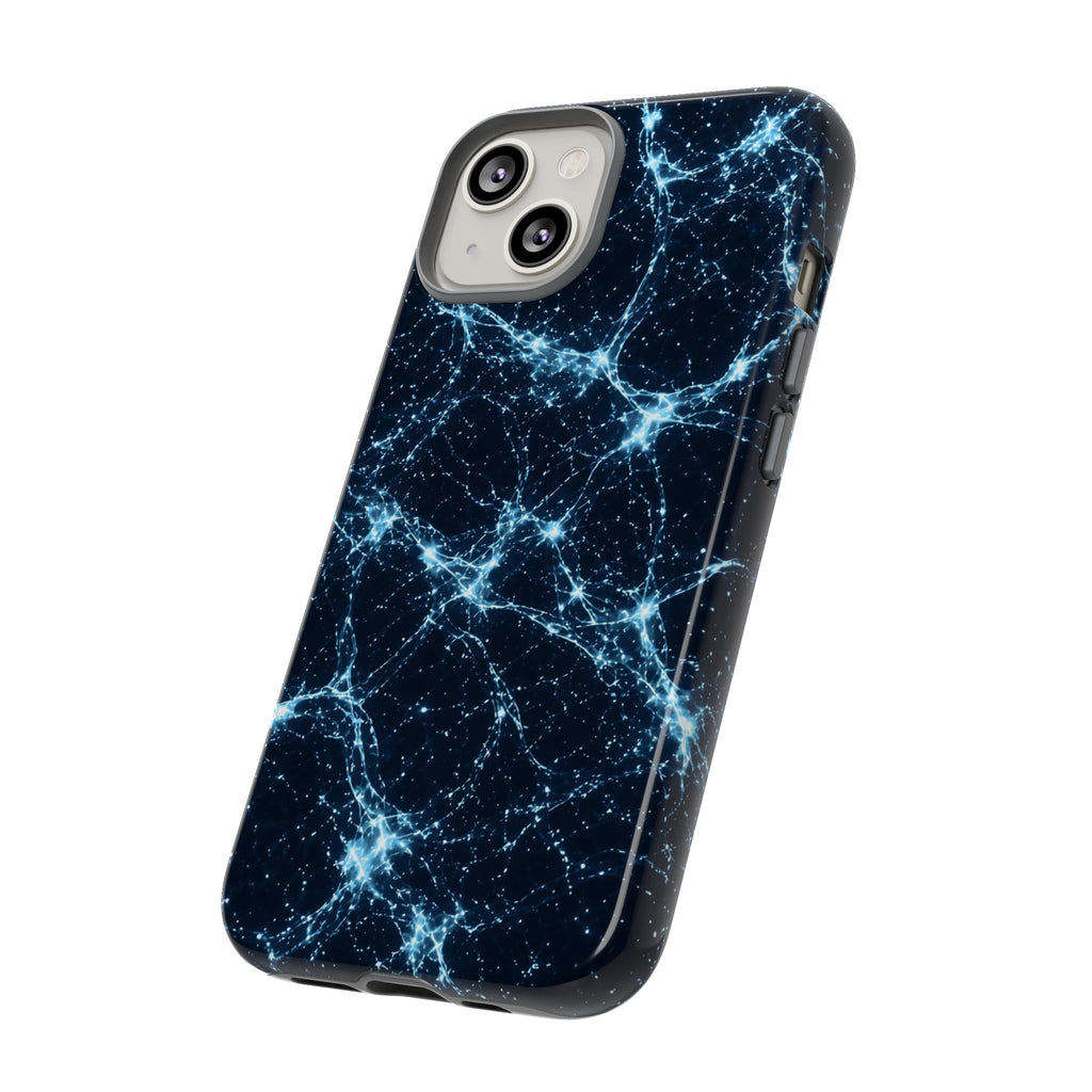 Neon Mycelium - Ice Crystal Phone Case