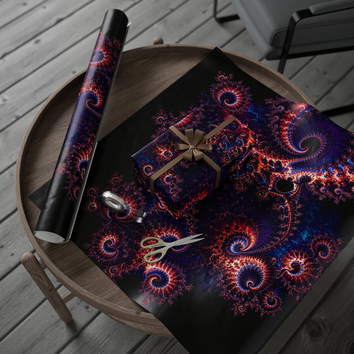 Copper Infinity - Jewel Tones Wrapping Paper
