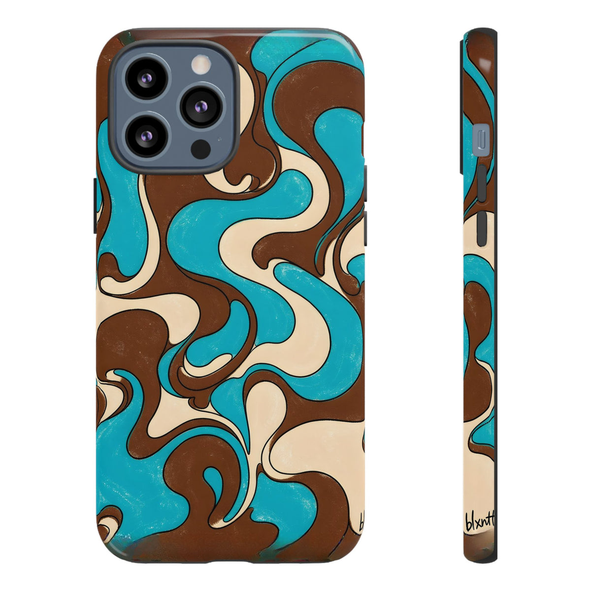 Fillmore Flow - Turquoise & Chocolate Phone Case