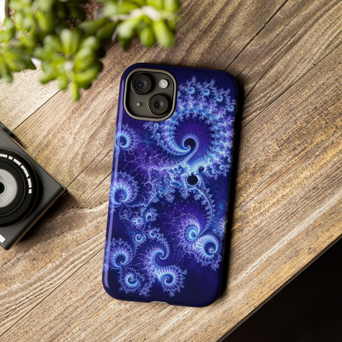 Copper Infinity - Bioluminescent Jellyfish Phone Case