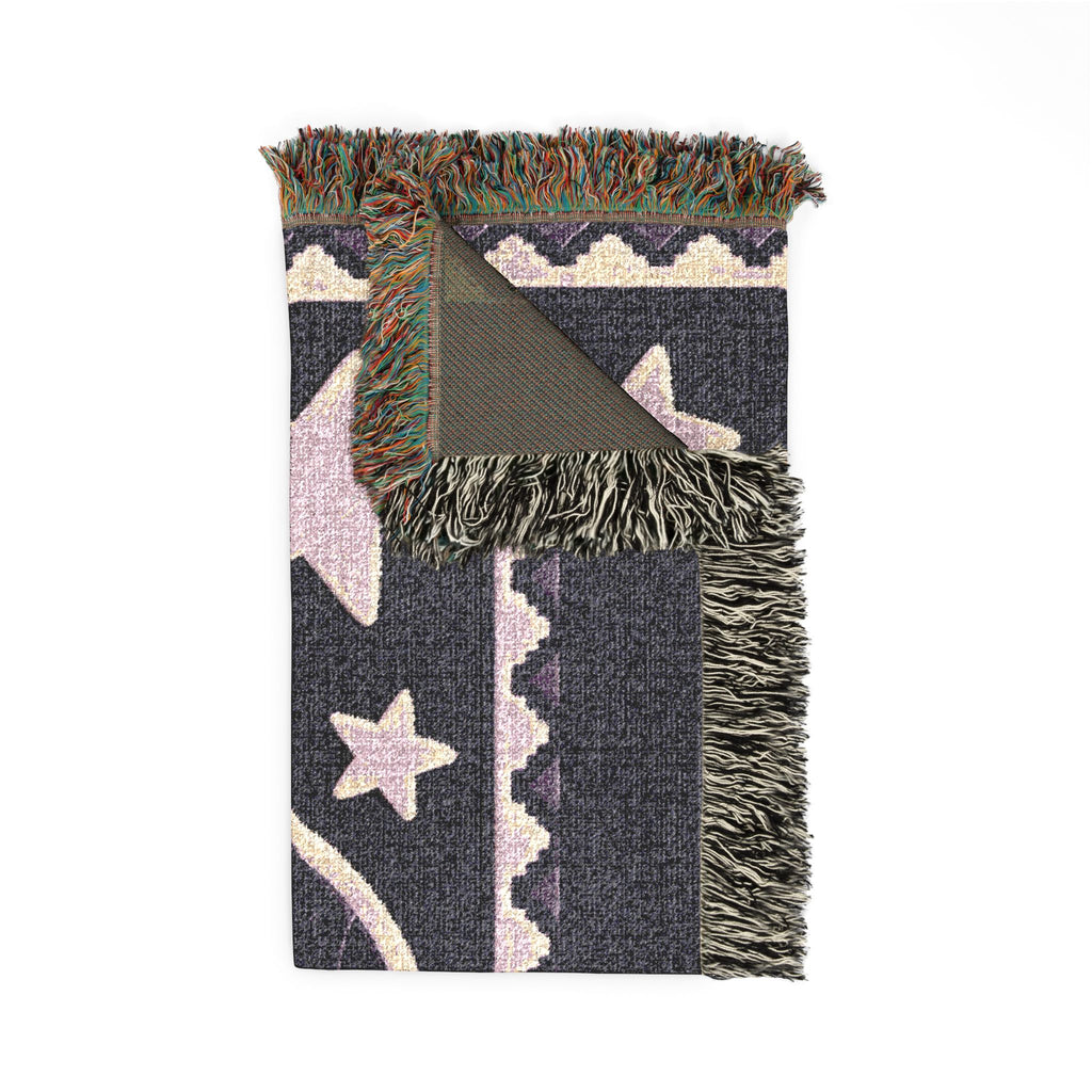 BLXNTT Purple Hippie Woven Blanket #3