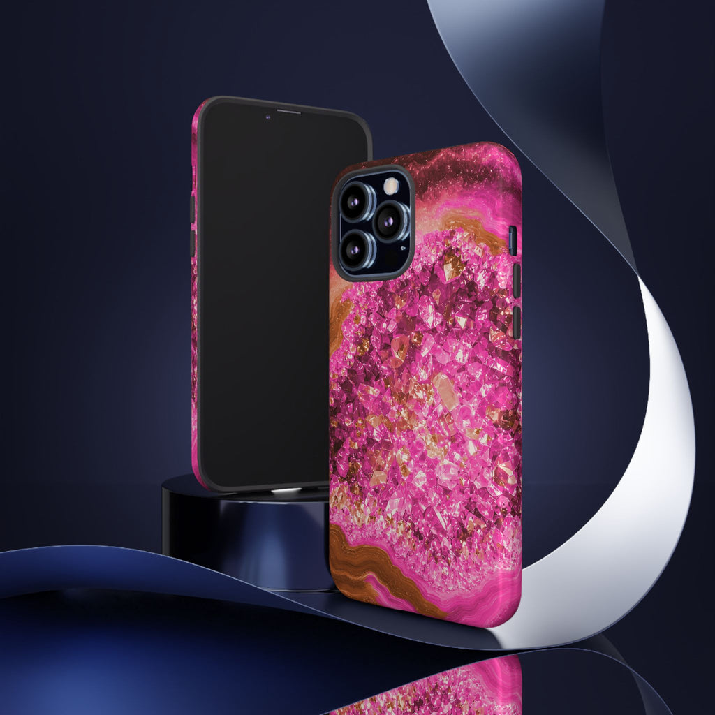 Geode Core - Terracotta Neon Phone Case