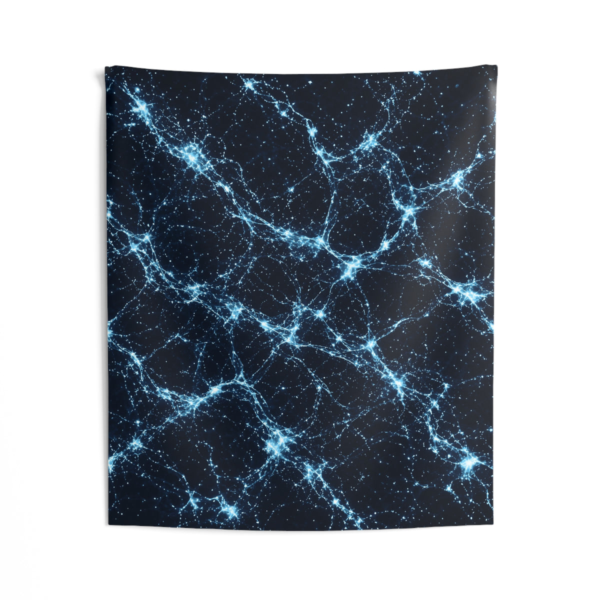 Neon Mycelium - Ice Crystal Tapestry