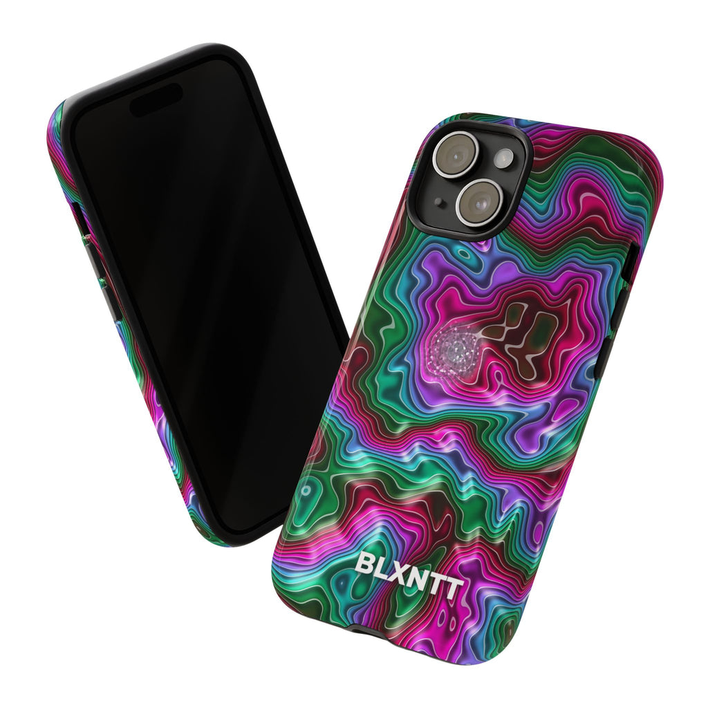 Neon Agate Phone Case