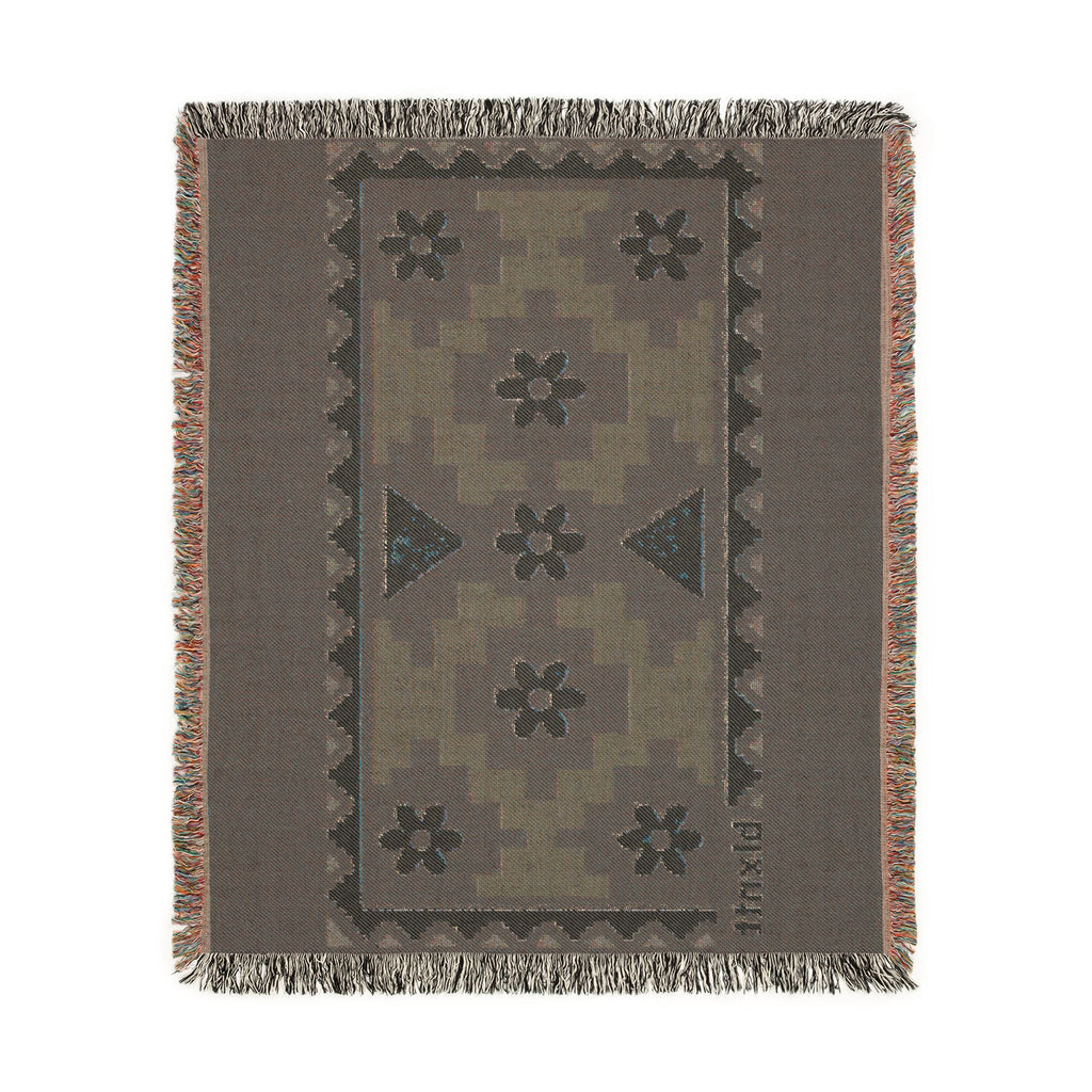 BLXNTT Blue Hippie Woven Blanket #4