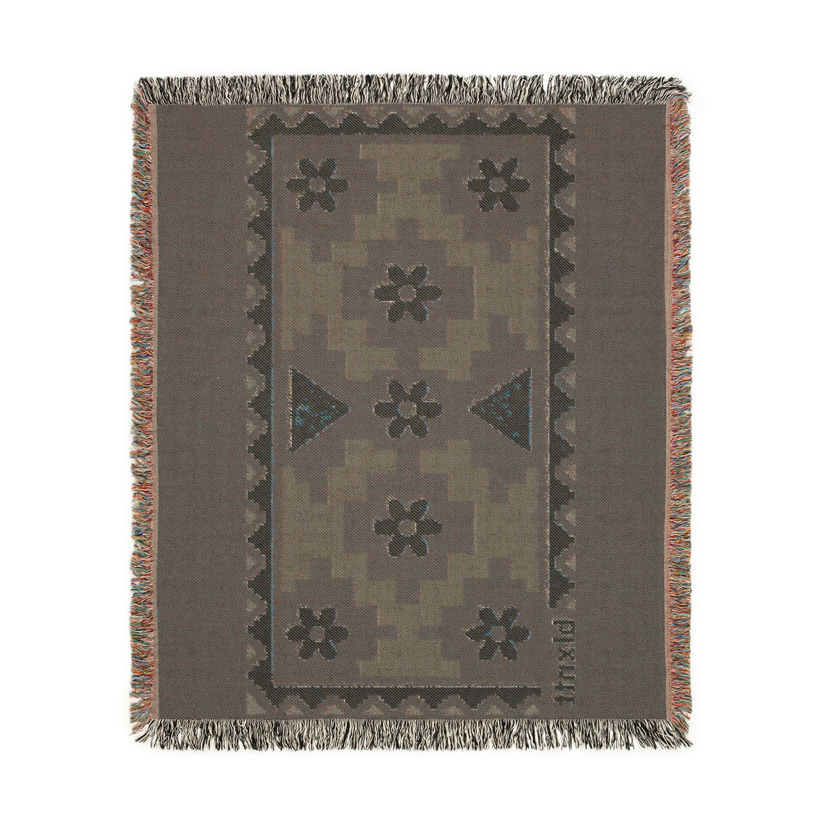 BLXNTT Blue Hippie Woven Blanket #4