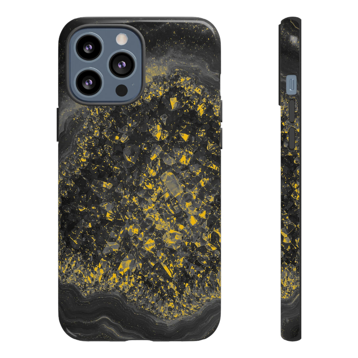 Geode Core - Mono Gold Spark Phone Case