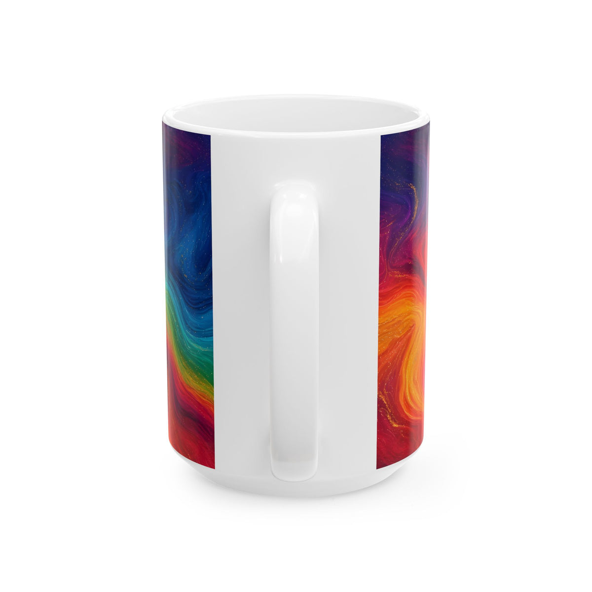 Rainbow Marble Mug