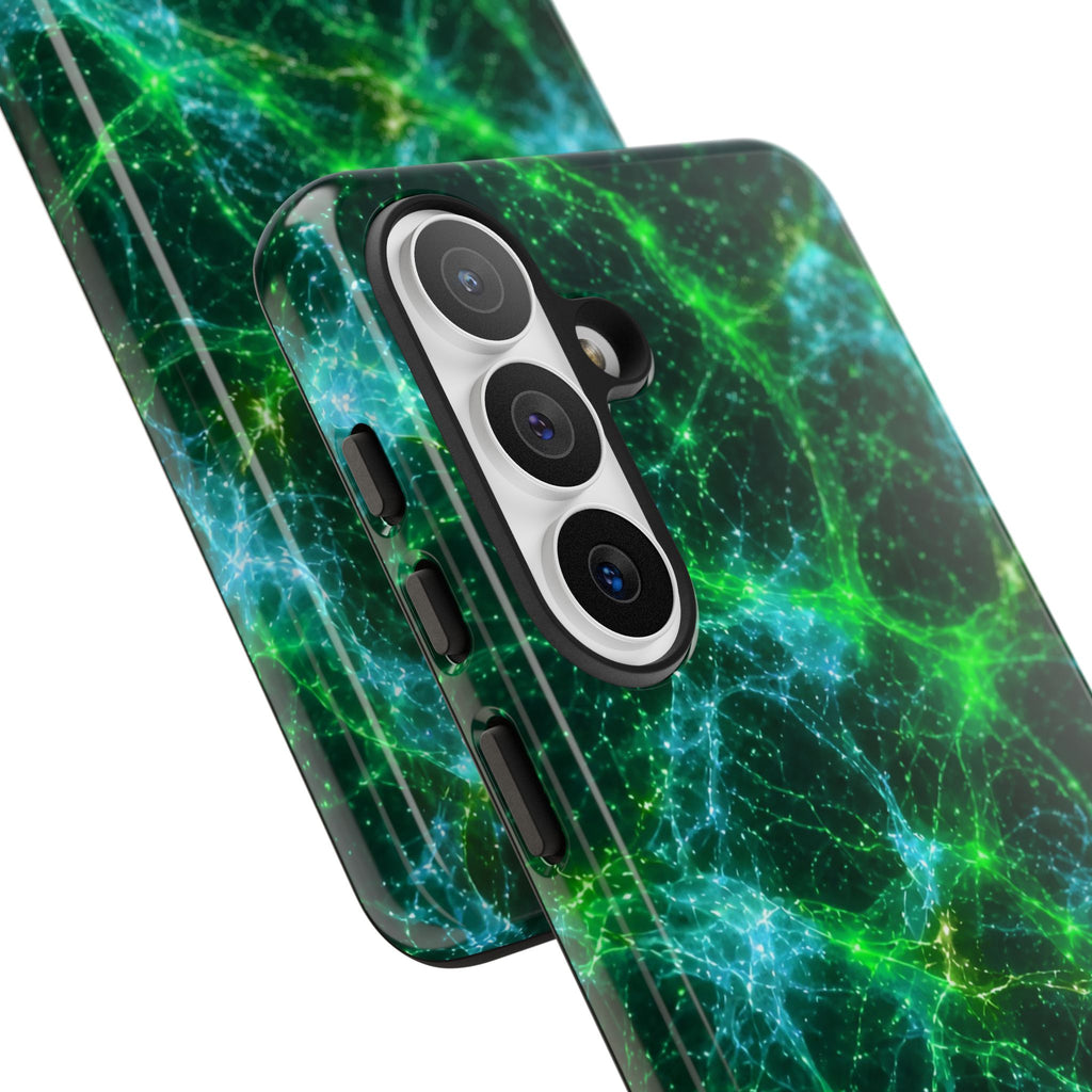 Neon Mycelium - Mermaid Phone Case