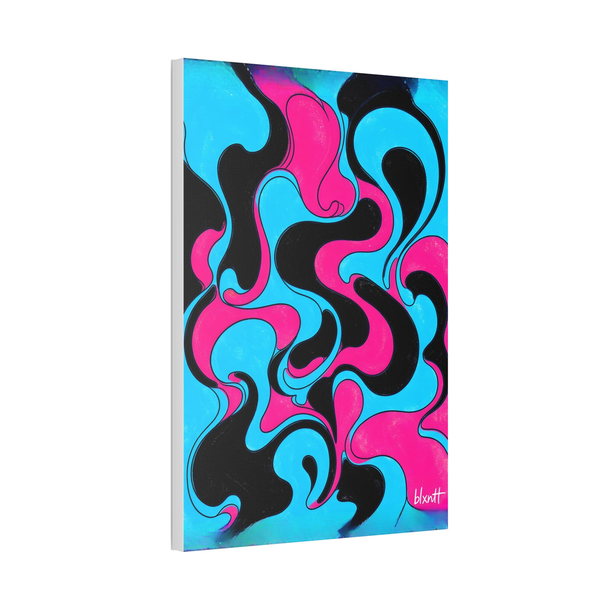 Fillmore Flow - Cyberpunk Glossy Canvas