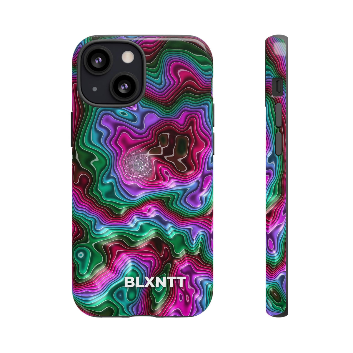 Neon Agate Phone Case