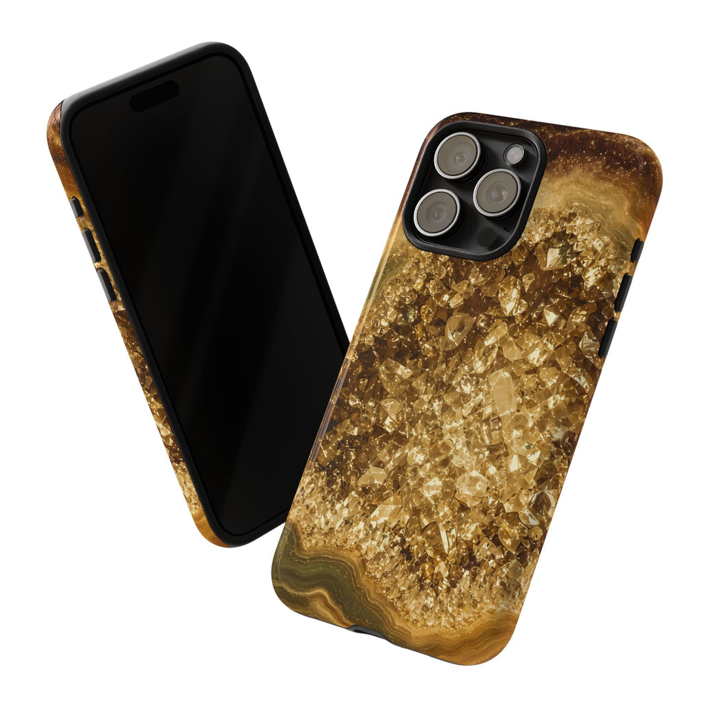Geode Core - Gold Vein Phone Case