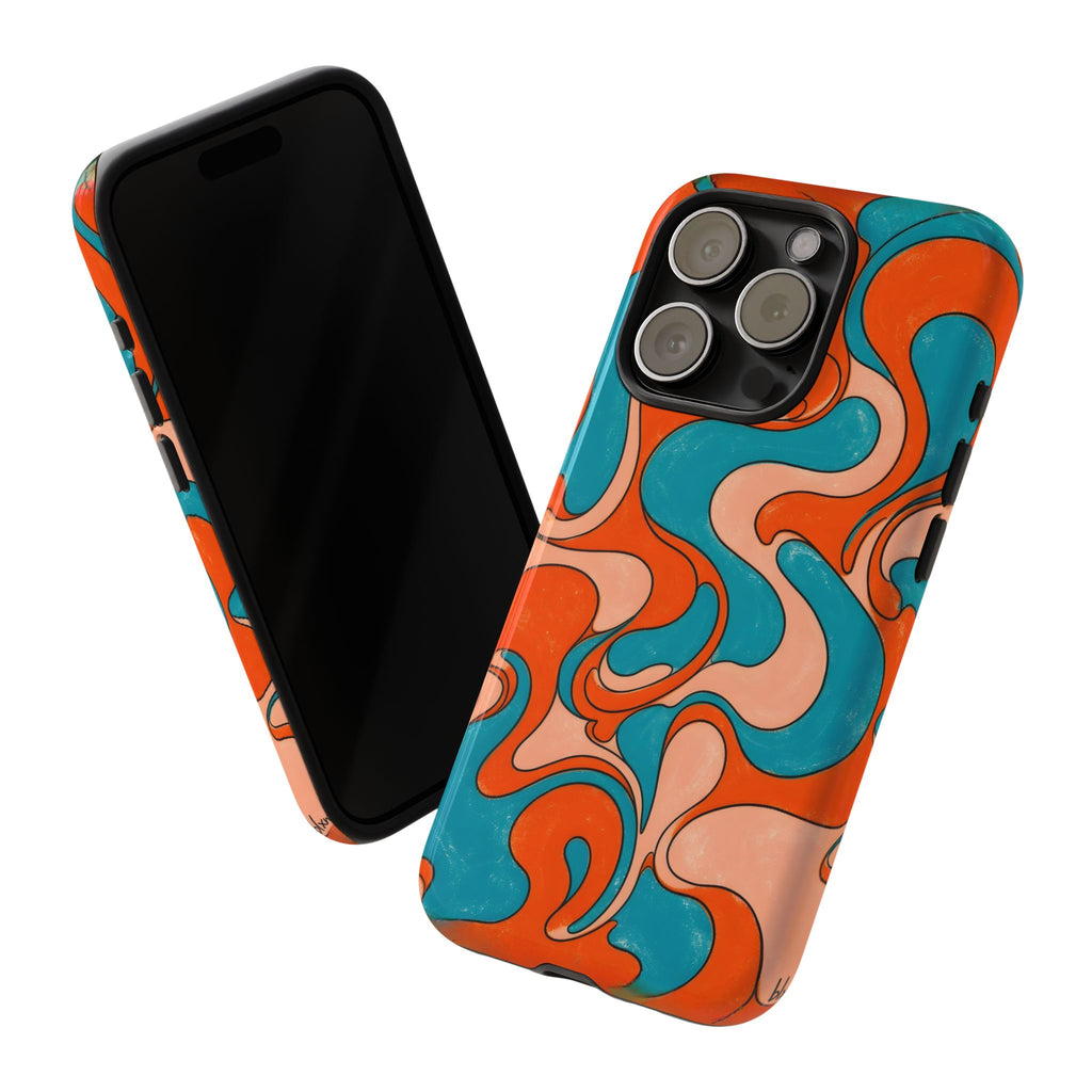 Fillmore Flow - Blood Orange & Teal Phone Case