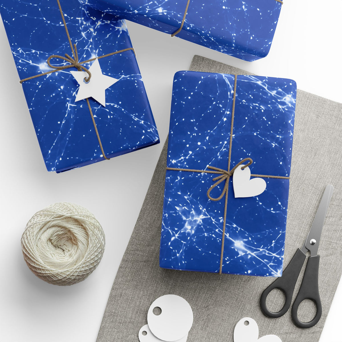 Neon Mycelium - Blueprint Wrapping Paper