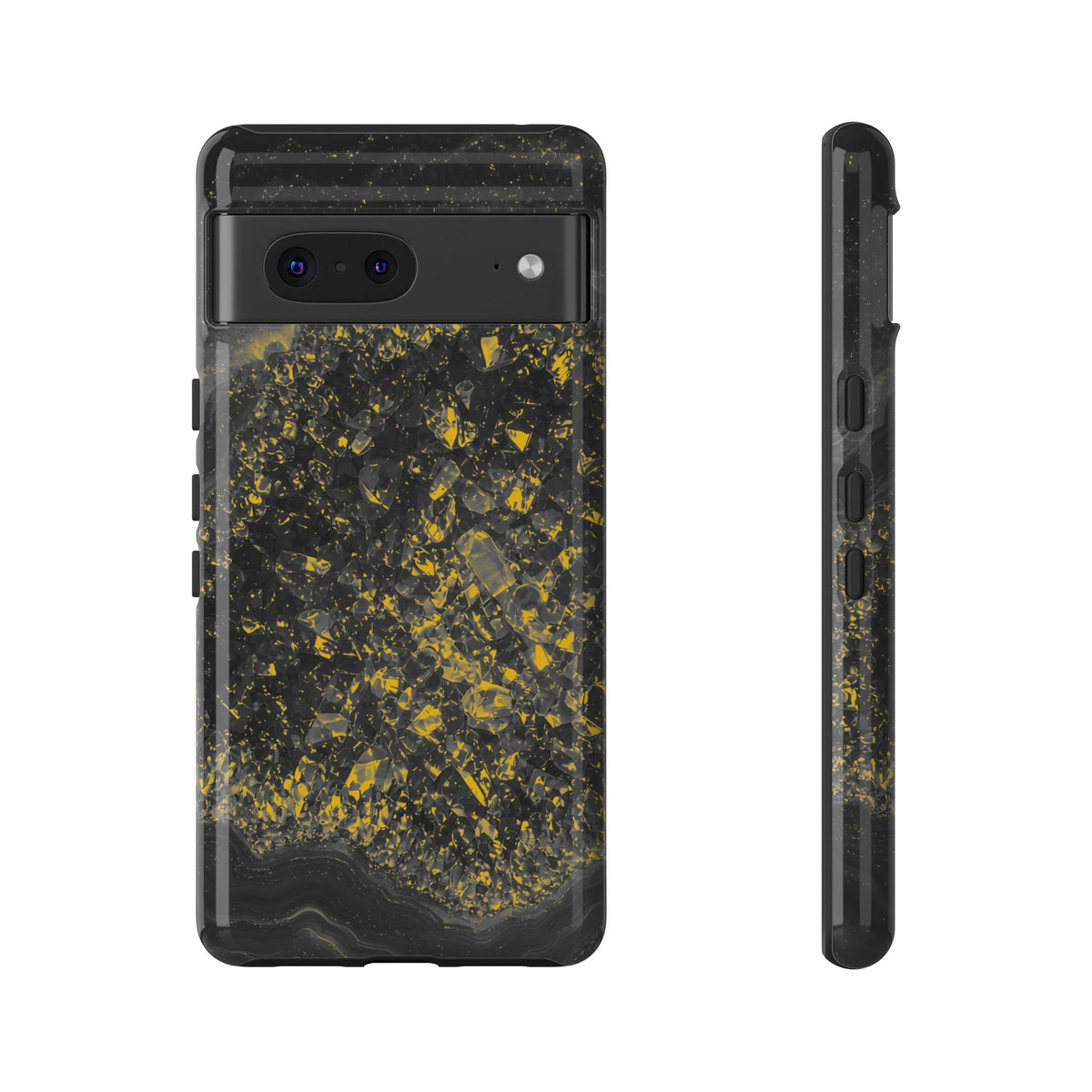 Geode Core - Mono Gold Spark Phone Case
