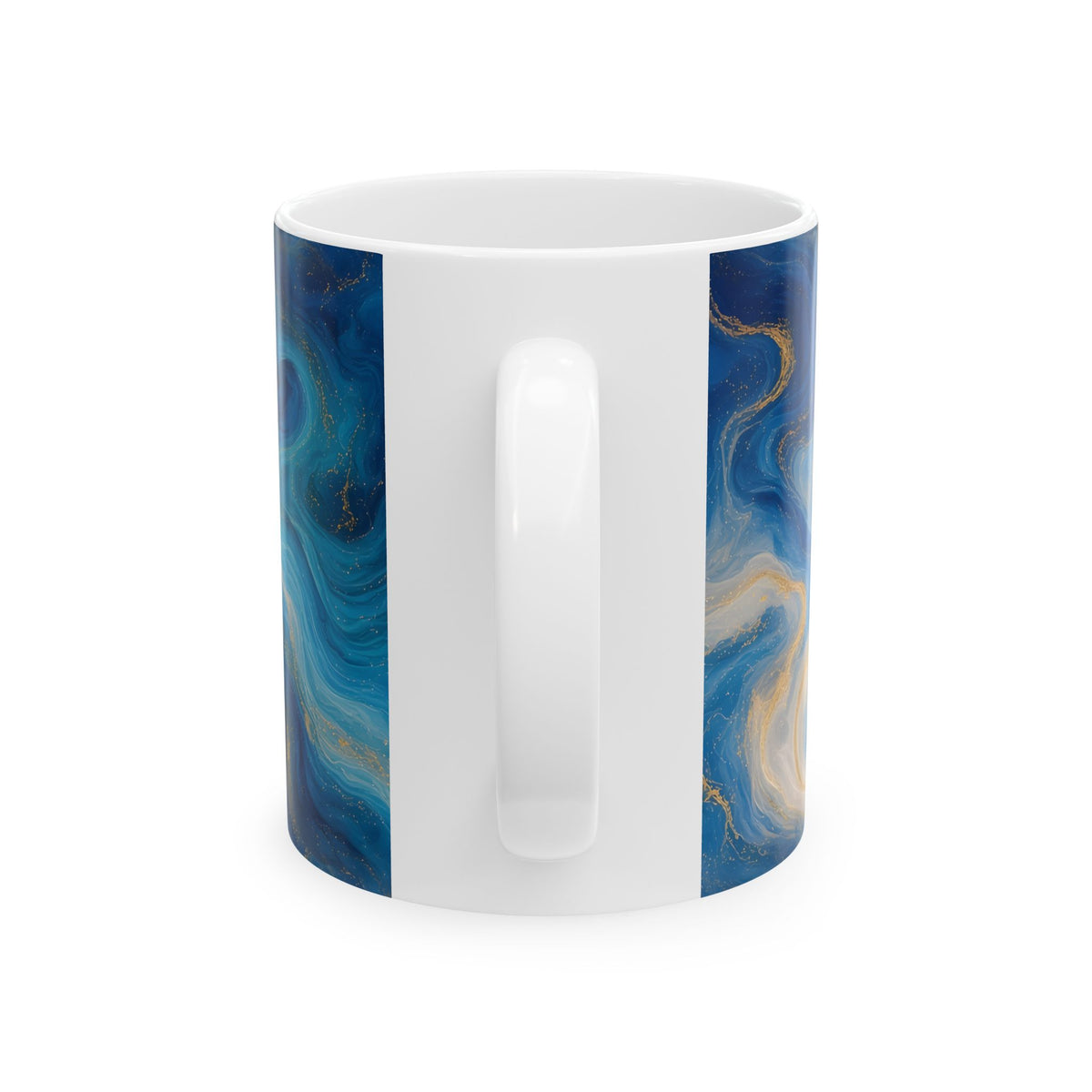Ocean Blue Marble Mug