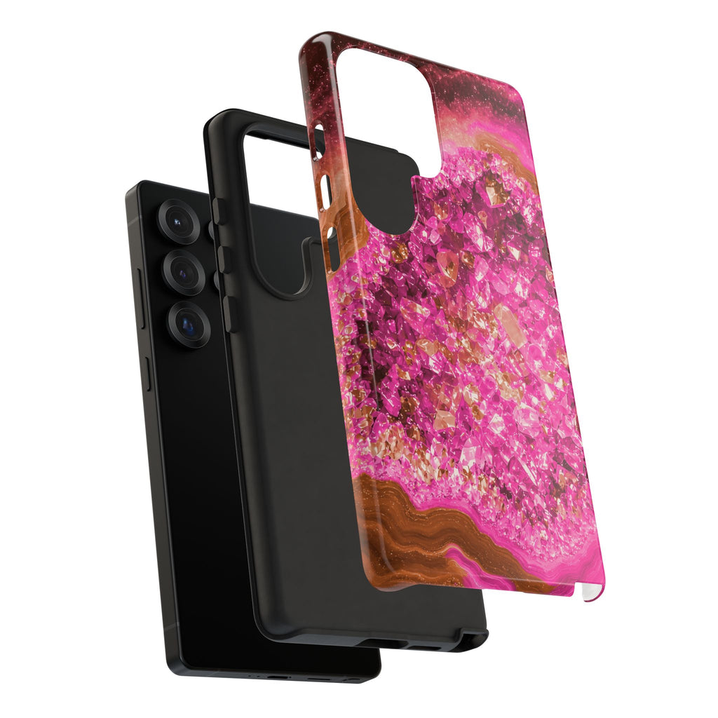 Geode Core - Terracotta Neon Phone Case