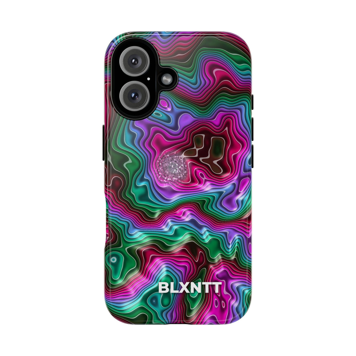Neon Agate Phone Case