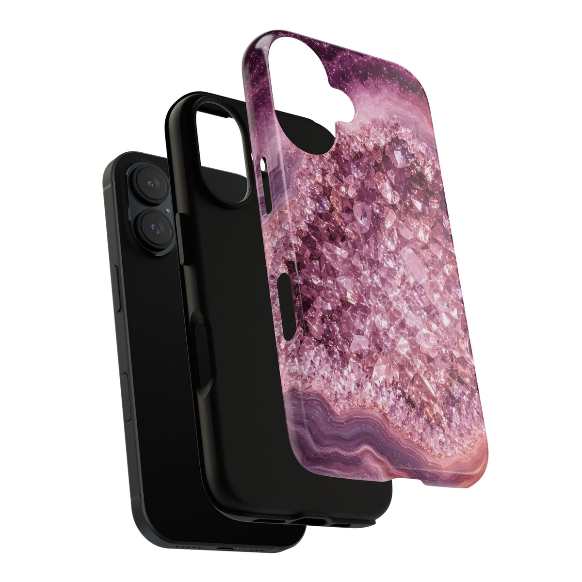 Geode Core - Rose Quartz Phone Case