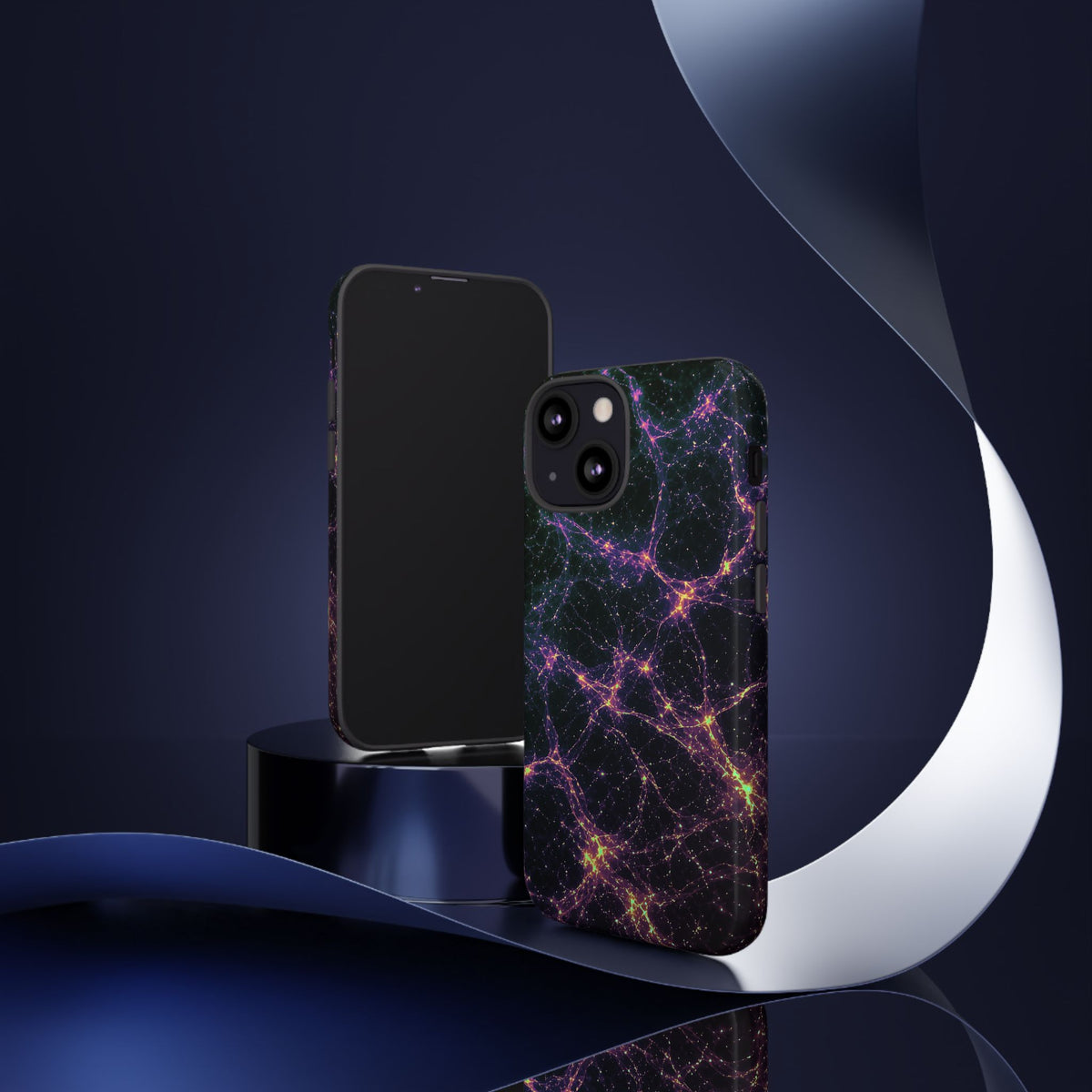 Neon Mycelium - Holographic Phone Case