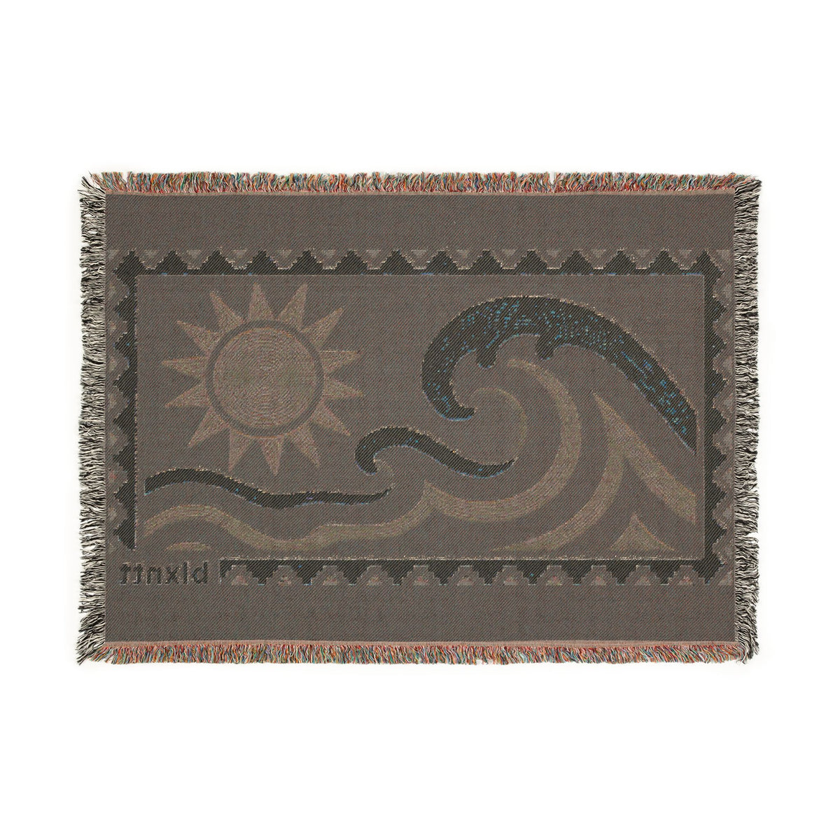 BLXNTT Blue Hippie Woven Blanket #1