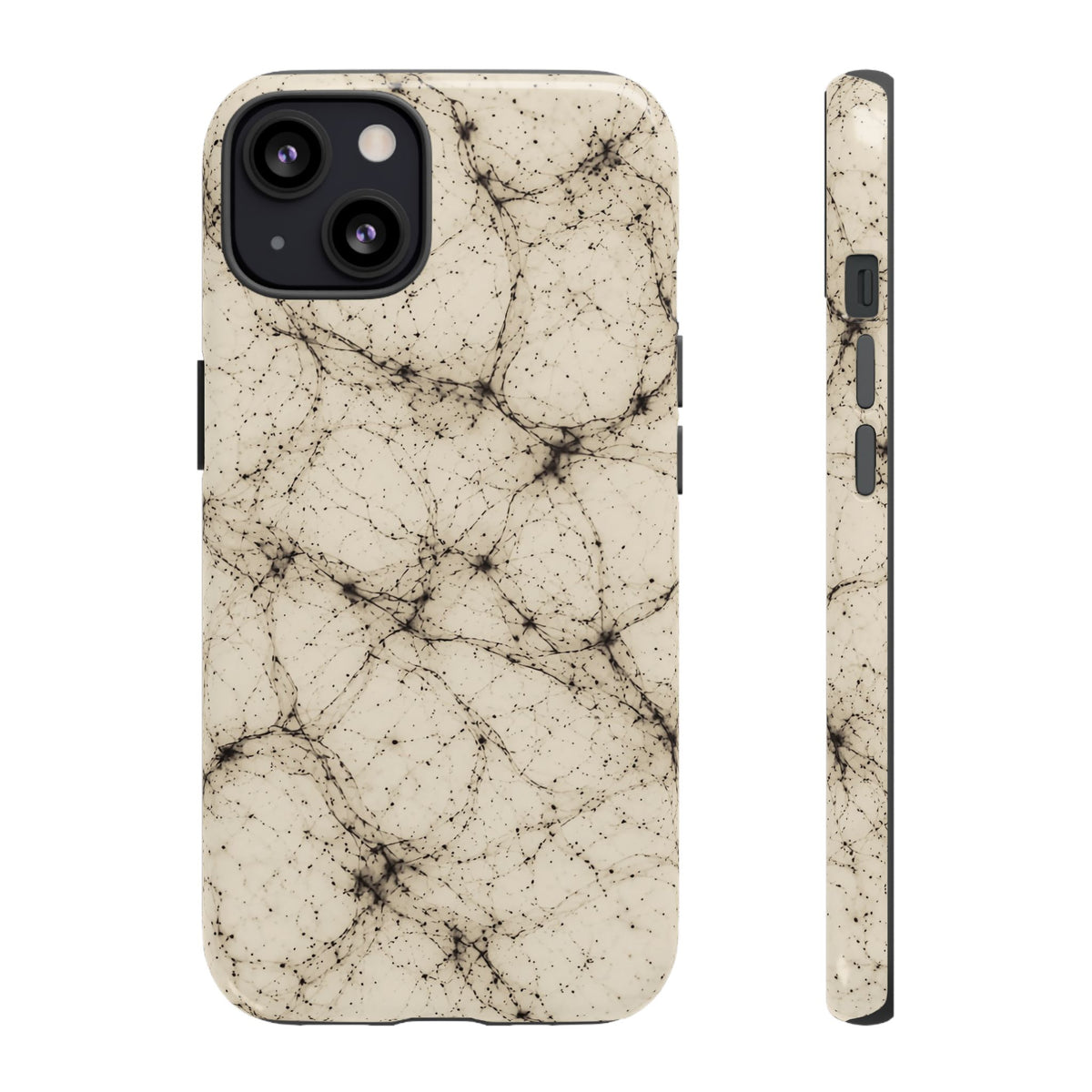Neon Mycelium - Ink on Paper Phone Case