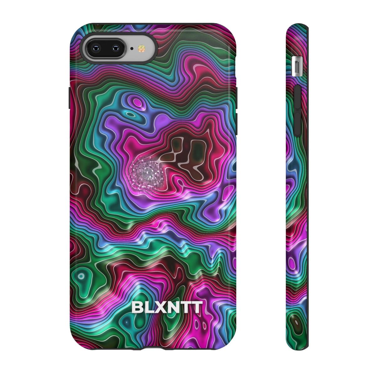 Neon Agate Phone Case