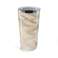 White & Gold Marble 20oz Tumbler