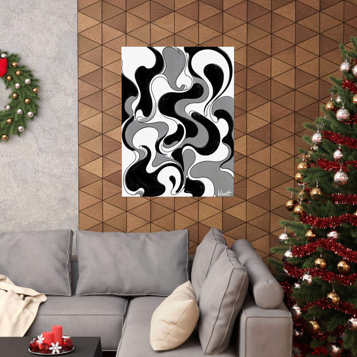 Fillmore Flow - Monochrome Poster