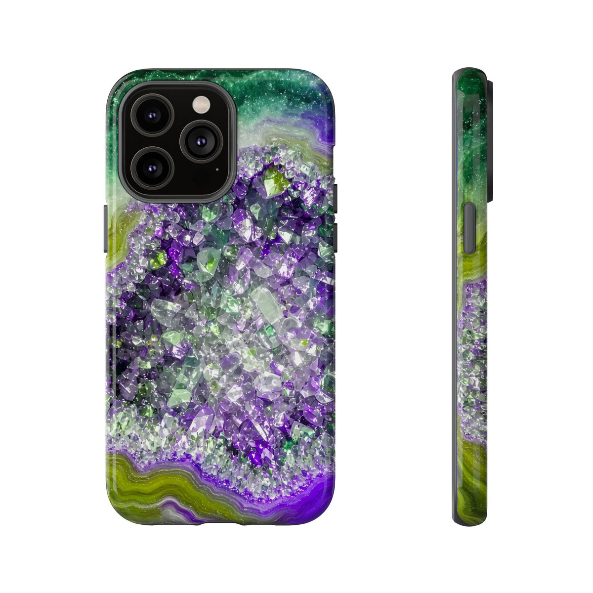 Geode Core - Ruby Emerald Phone Case