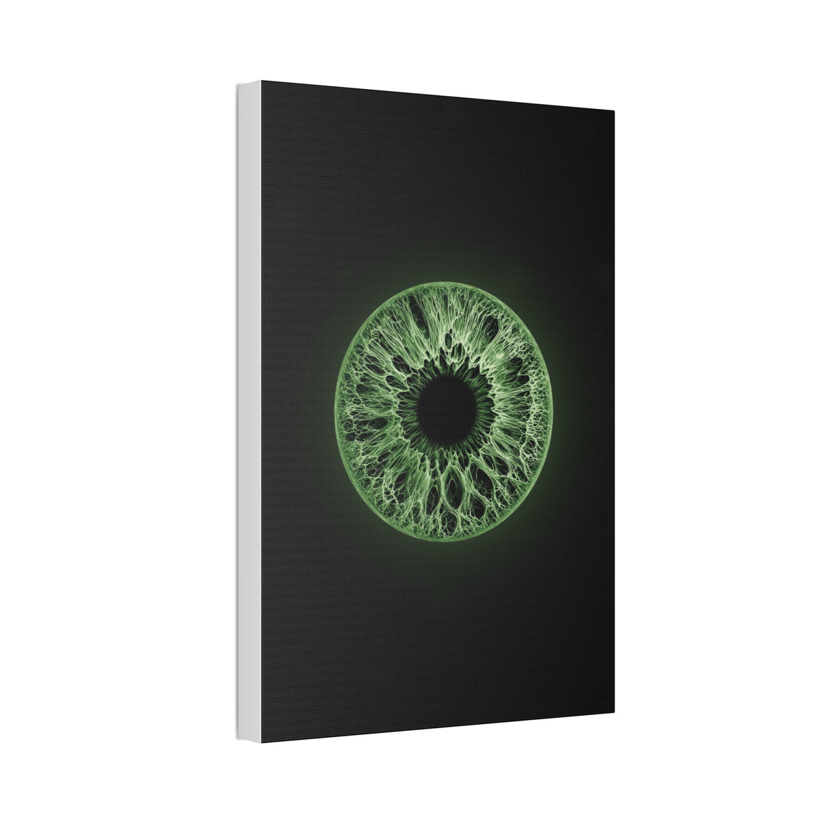 BLXNTT Iris – Lace Web Green Glossy Canvas
