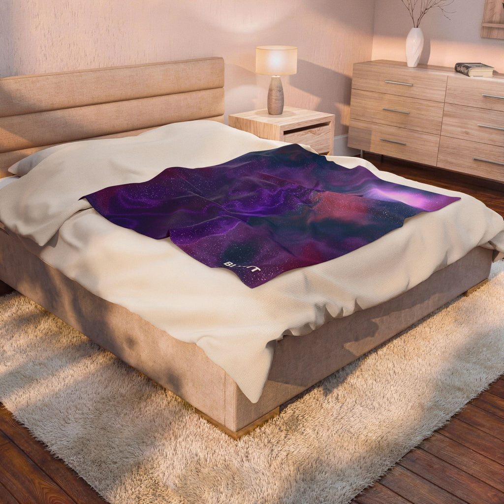 Moonlit Wolf Blanket