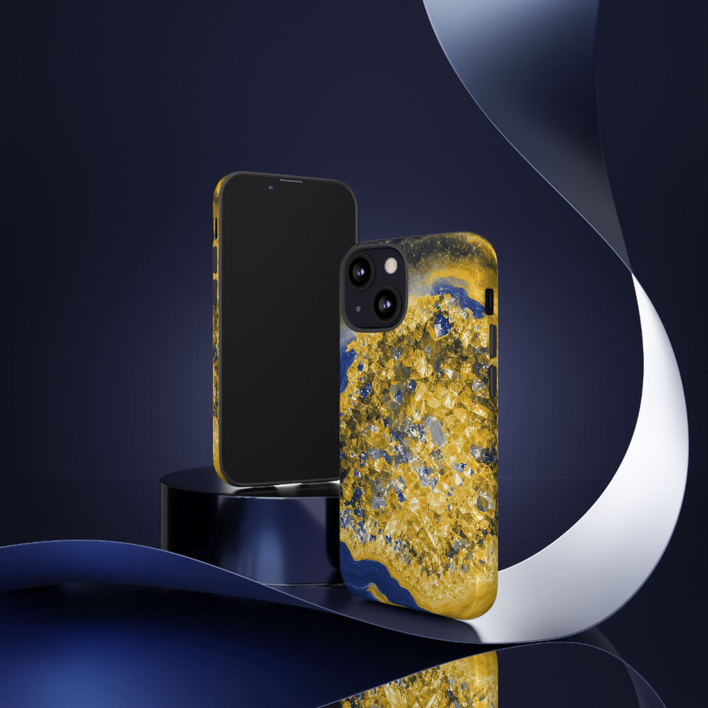 Geode Core - Mustard Navy Phone Case