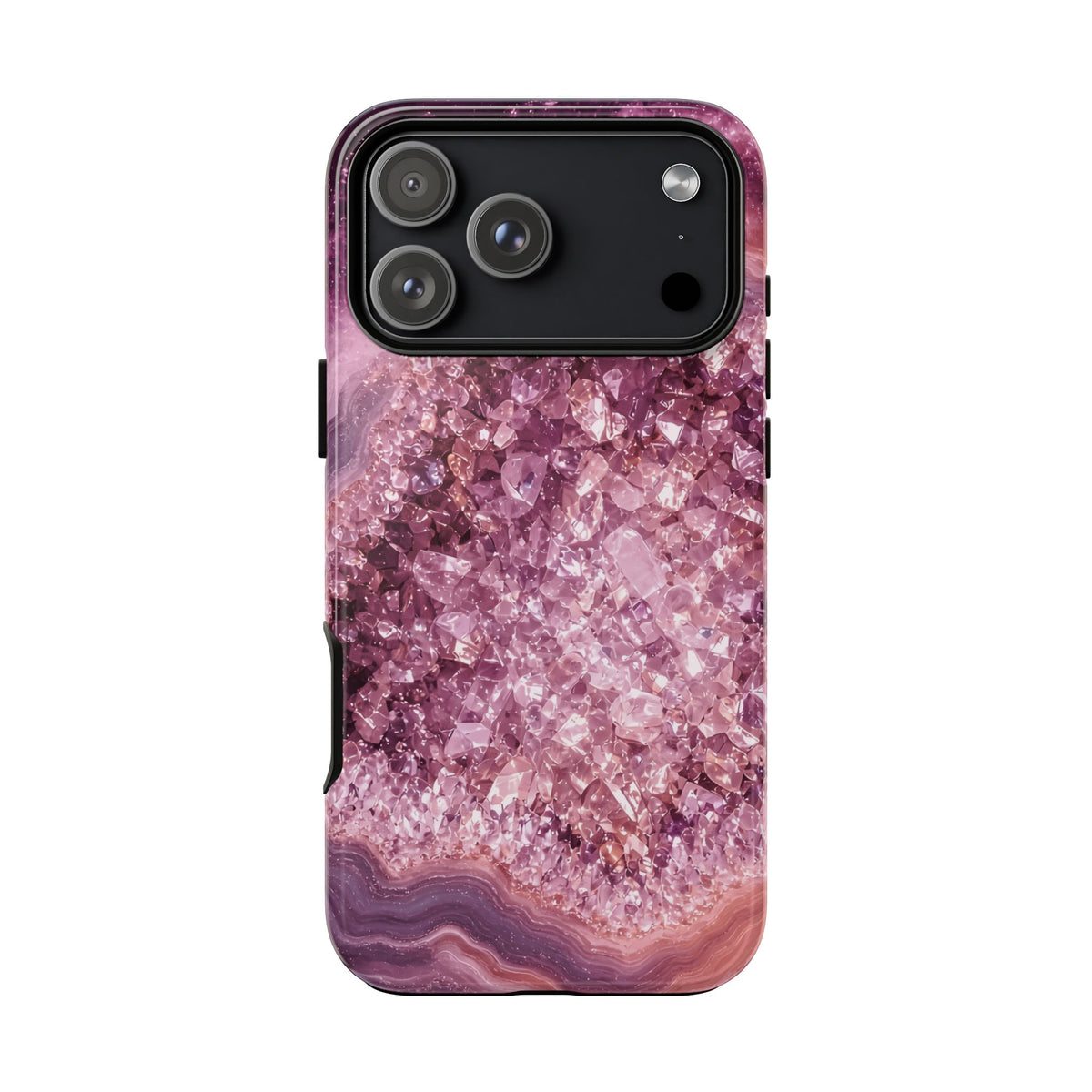 Geode Core - Rose Quartz Phone Case