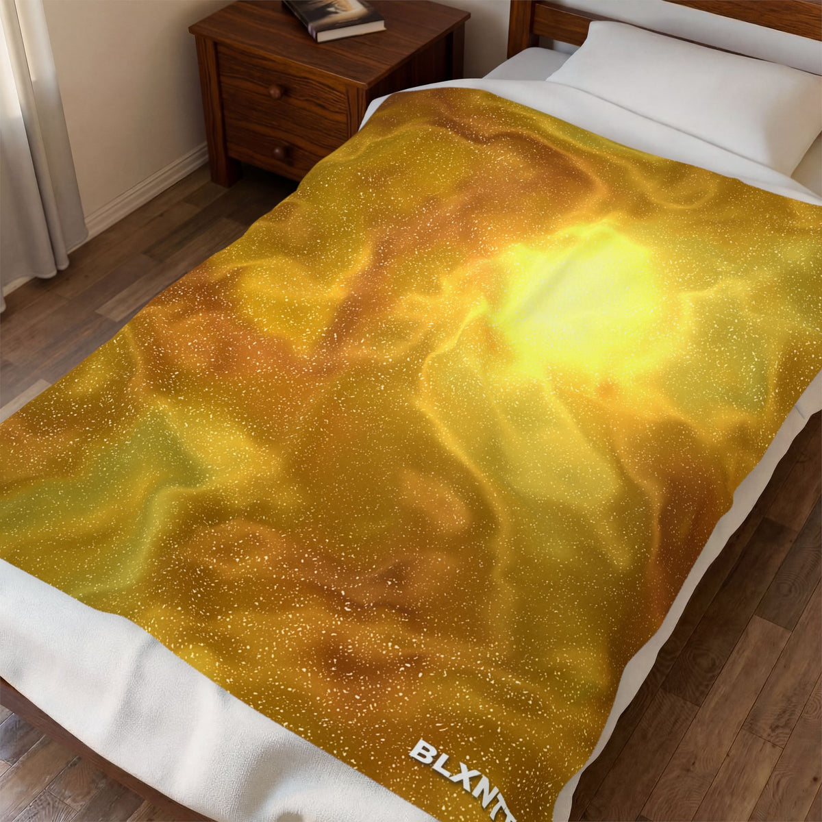 Yellow Rainbow Dream Blanket