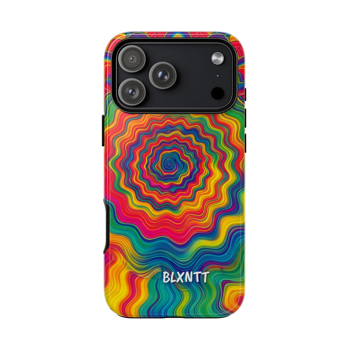 Hypnotic Rainbow Ripple Phone Case