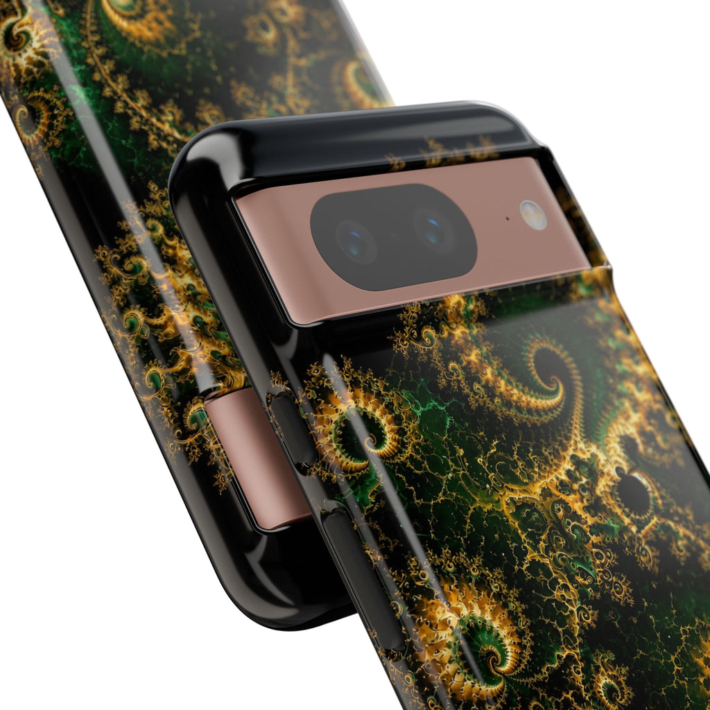 Copper Infinity - Emerald & Gold Phone Case
