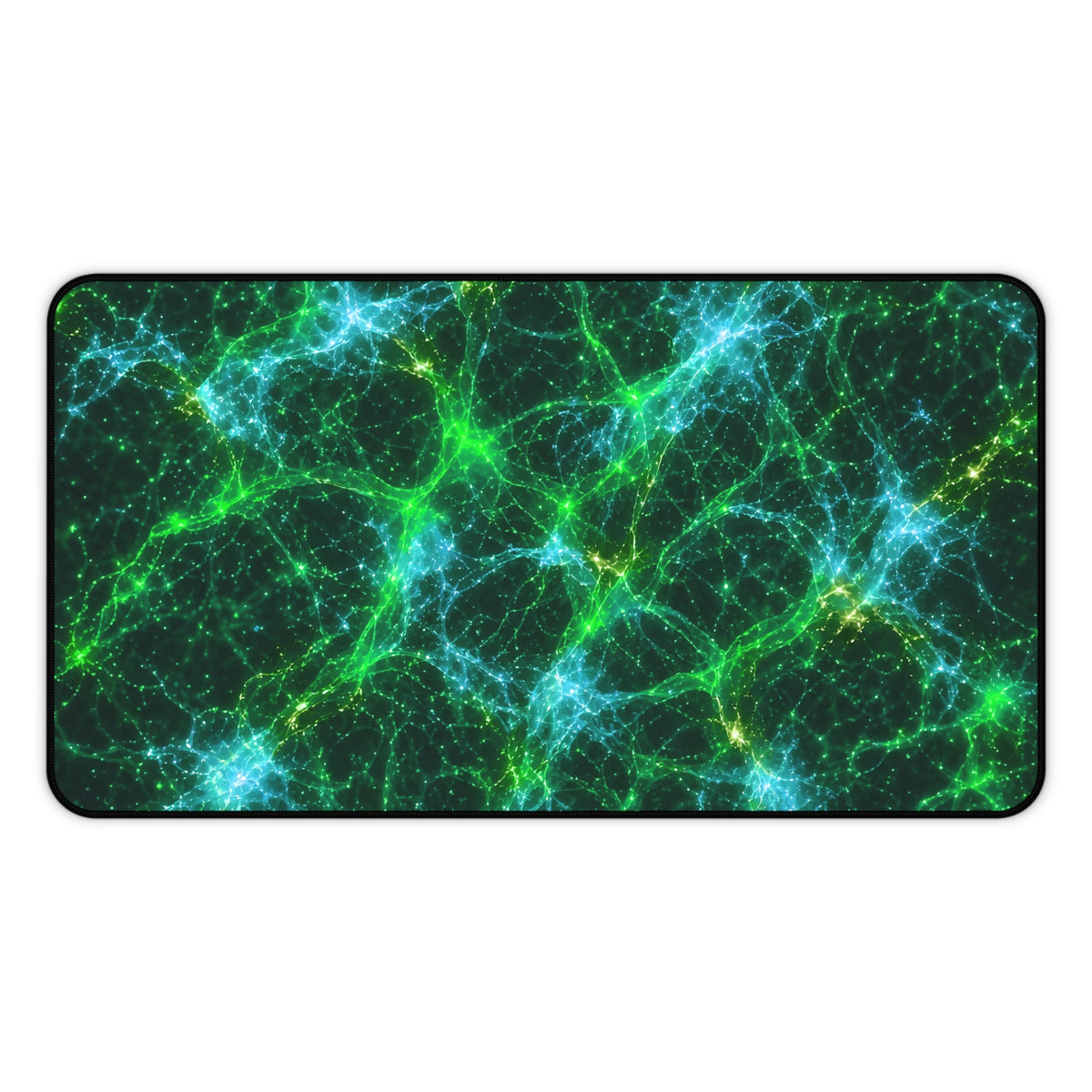 Neon Mycelium - Mermaid Desk Mat